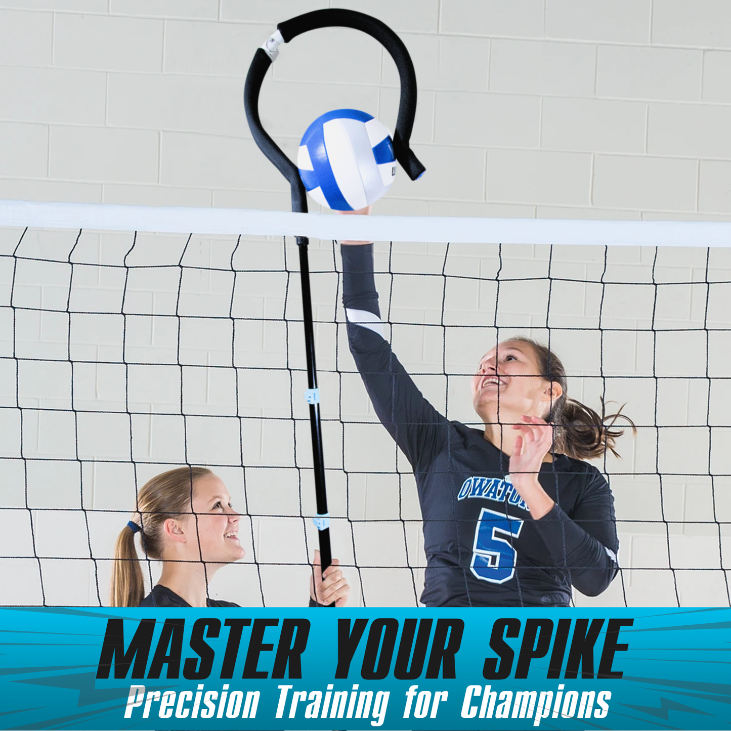 VoltSpike Pro 1.0 - Professional Volleyball Spike Trainer | Advanced Volleyball Training Equipment for Improved Attack Power